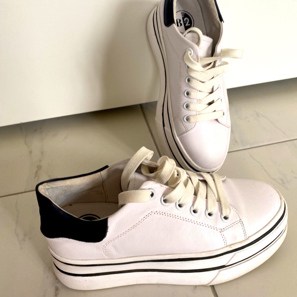 White sneakers